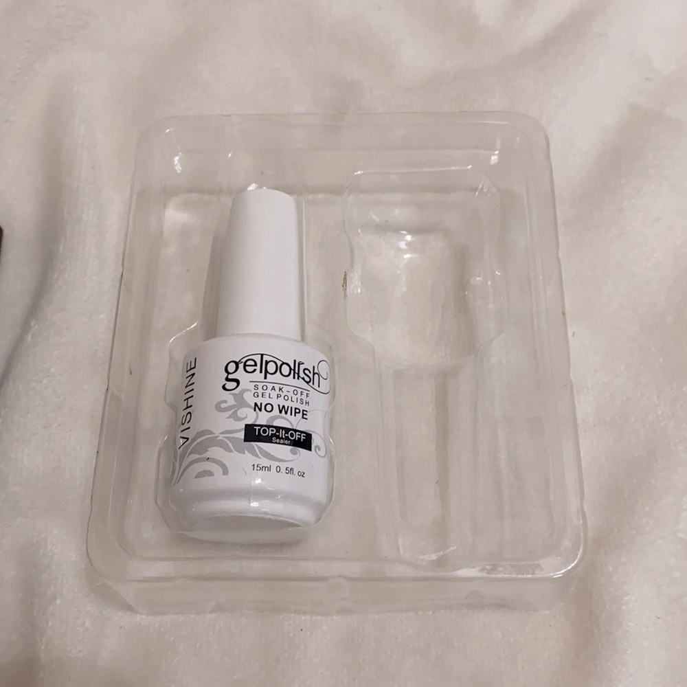 Gel Polish soak-off gel polish no wipe top it off